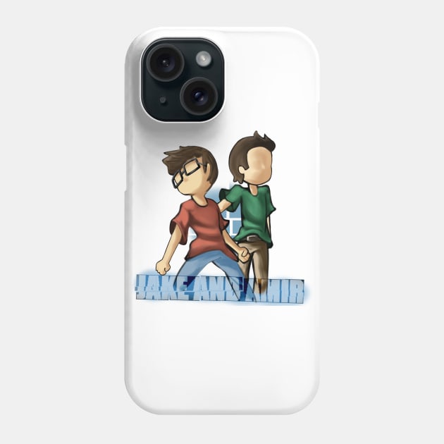 jake and amir cartoon shirt Phone Case by ryanimateon