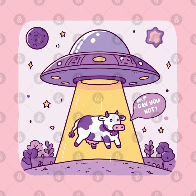 Alien gen Z cow abduction by SweetLog