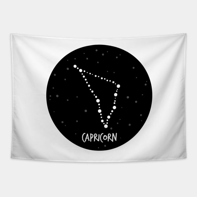 Capricorn Constellation Tapestry by krimons