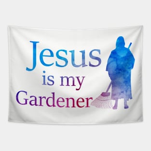 Jesus is (literally) My Gardener Tapestry