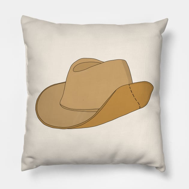 Cowboy hat on the ranch Pillow by DiegoCarvalho