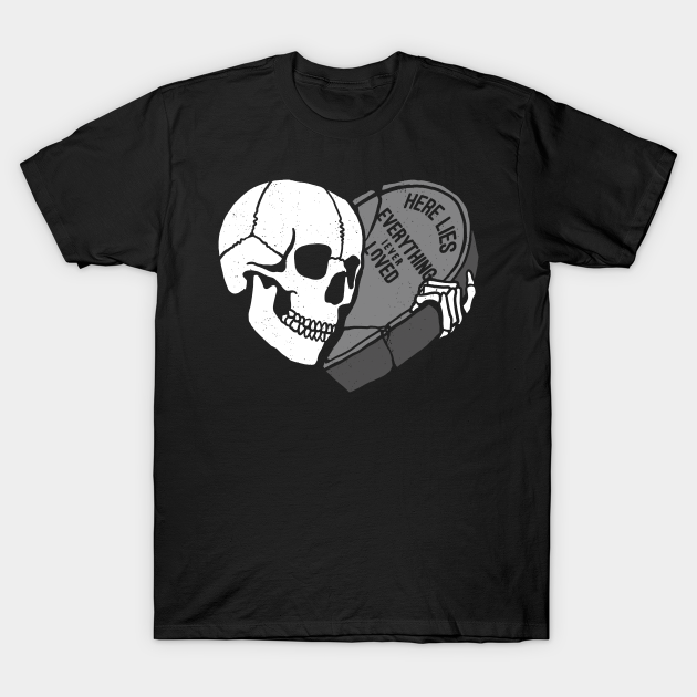 Discover Here Lies... - Skull - T-Shirt