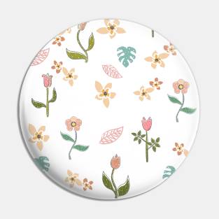 Floral Pattern Pin