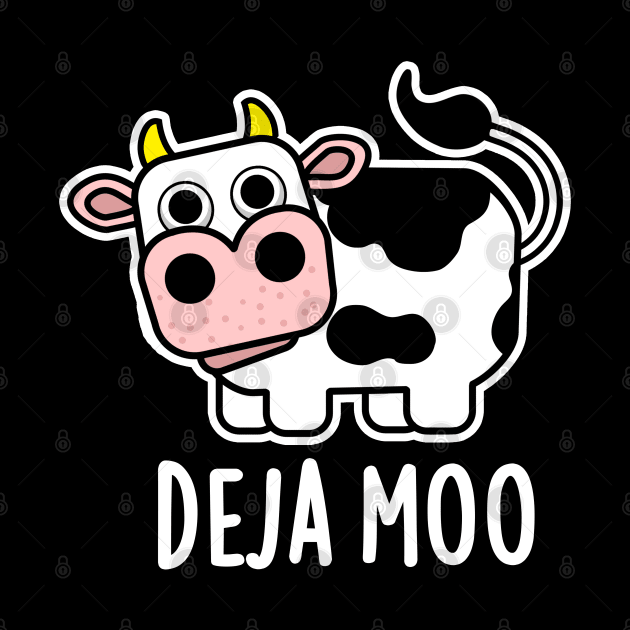 Deja Poo Cute Cow Poop Pun by punnybone