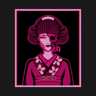 Horror geisha, dead geisha, terror geisha violet T-Shirt