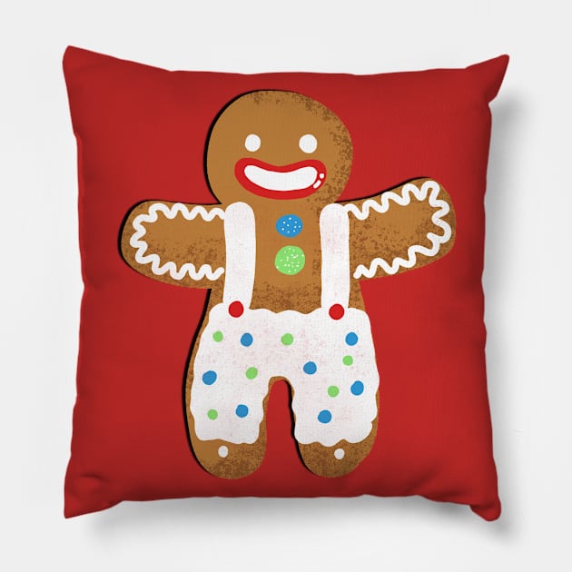 Mr. Gingerbread Pillow by Feminist Foodie