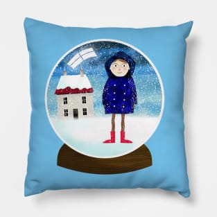 Snow Globe Pillow