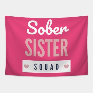 Sober Sister Squad Alcoholic Addict Recovery Tapestry