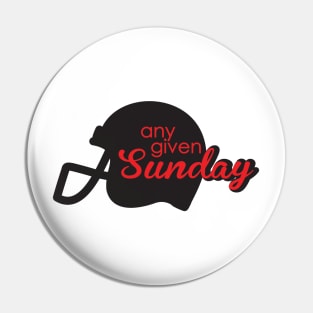 Sunday (red) Pin