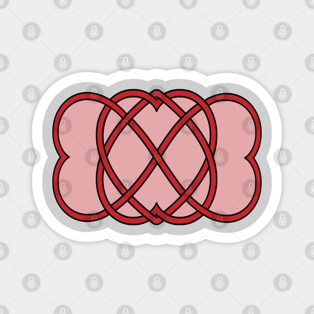 Celtic Knot Heart Valentine Magnet by skauff