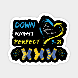 World Down Syndrome Day Awareness Socks T Shirt 21 March Magnet