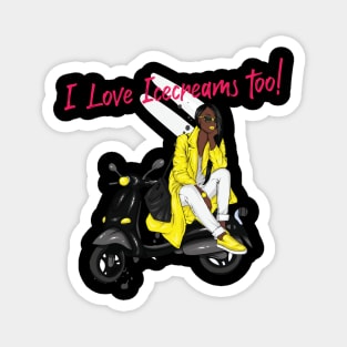 I Love Ice cream Magnet