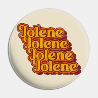 Jolene ))(( Distressed Country Music Classics Fan Art Pin
