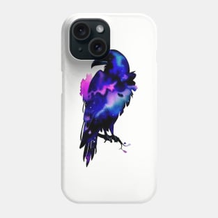 Watercolor Raven Phone Case