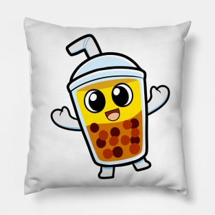 Milk Tea Boba Chibi Pillow