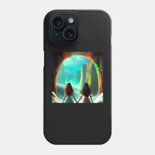 Let's escape into our fantasy world Phone Case