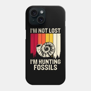 I'm Not Lost I'm Hunting Fossils shirt For Women Phone Case