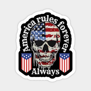 America rules forever always Magnet