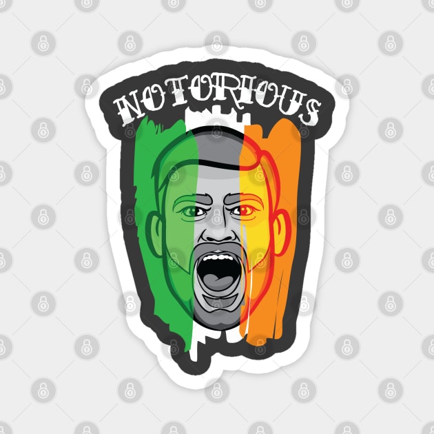 Conor McGregor MMA Champ Irish Pride Magnet by portraiteam