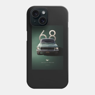 Ford Bullitt Mustang 1968 Phone Case