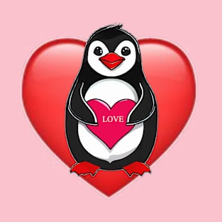 Penguin with love T-Shirt