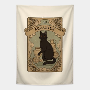 Aquarius- Cats Astrology Tapestry