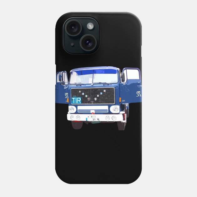 old european truck Phone Case by rickylabellevie