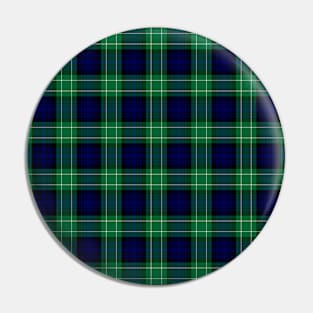 Abercrombie Hunting Plaid Tartan Scottish Pin