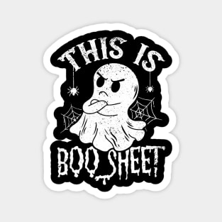 This Is Boo Sheet Spider Decor Ghost Spooky Halloween Magnet