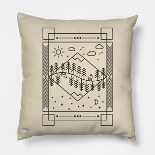 Day and Night Pillow