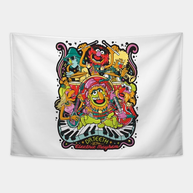 The Mayhem Tapestry by Kneaded Designs