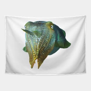 Octopus | Underwater Art iridescent sepia | Tapestry