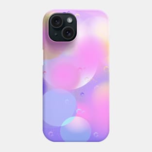 Pink Violet Bubbles Phone Case