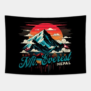 Mount Everest Mountain Nepal Design Tapestry