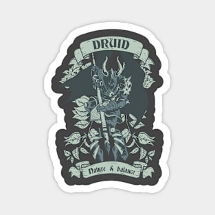 Druid Class Magnet