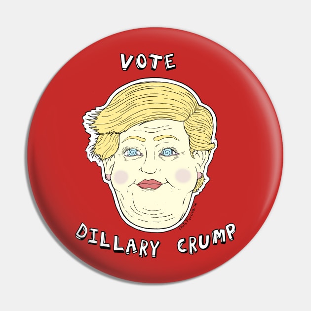 VOTE CRUMP 2016! (Light COLORS) T-SHIRT Pin by ChrisPyrate