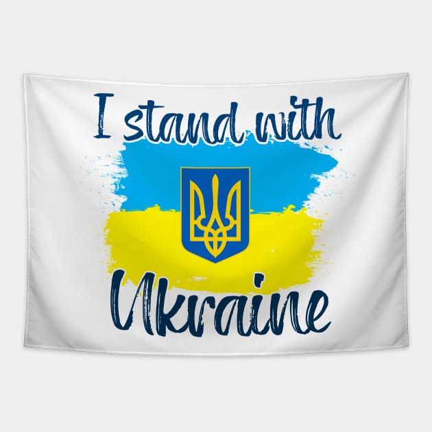 I stand with Ukraine Tapestry by STARSsoft