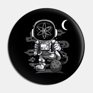 Astronaut Cosmos Crypto ATOM Coin To The Moon Crypto Token Cryptocurrency Wallet Birthday Gift For Men Women Kids Pin