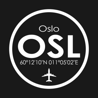 OSL, Oslo Gardemoen Airport, Norway T-Shirt