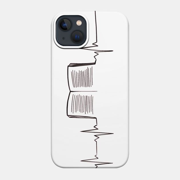 Book Heartbeat - Books - Phone Case