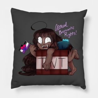 Herobette says Asexual Biromantic Rights Pillow