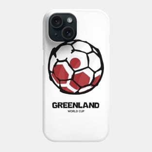 Greenland Football Country Flag Phone Case