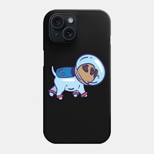 Dog in spacesuit Phone Case