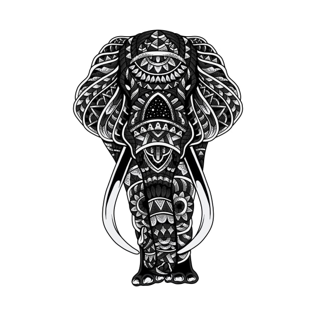 elephant by prastika