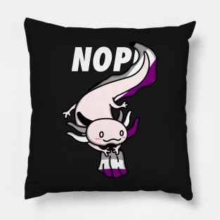 Axolotl Nope Pillow