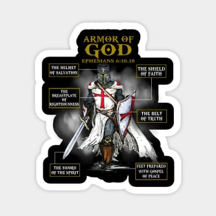 Armor Of God Christian T Shirt Magnet