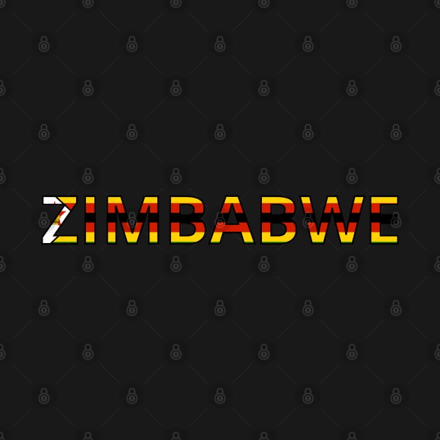 Drapeau Zimbabwe by Pixelforma