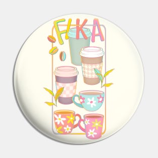 Pastel Fall Fika Pin