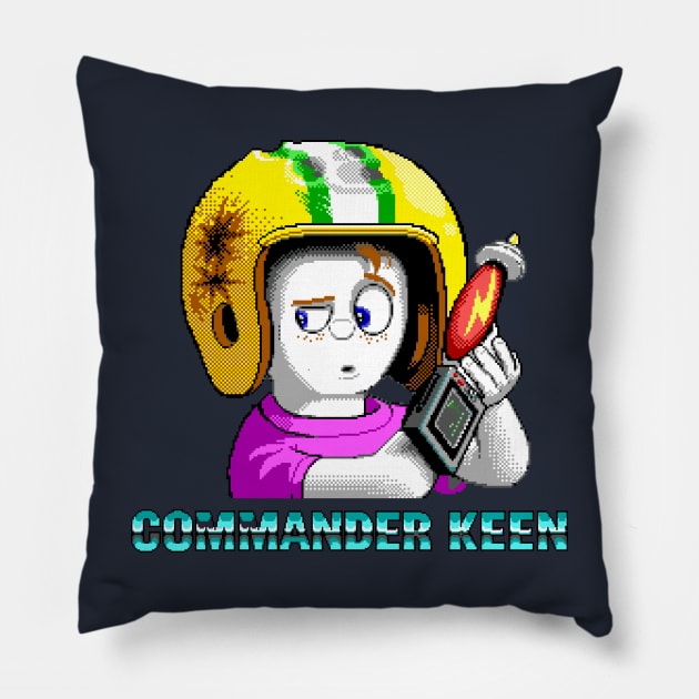 Commander Keen Pillow by Retro8Bit Fashion Store