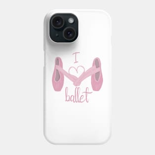 I heart ballet Phone Case